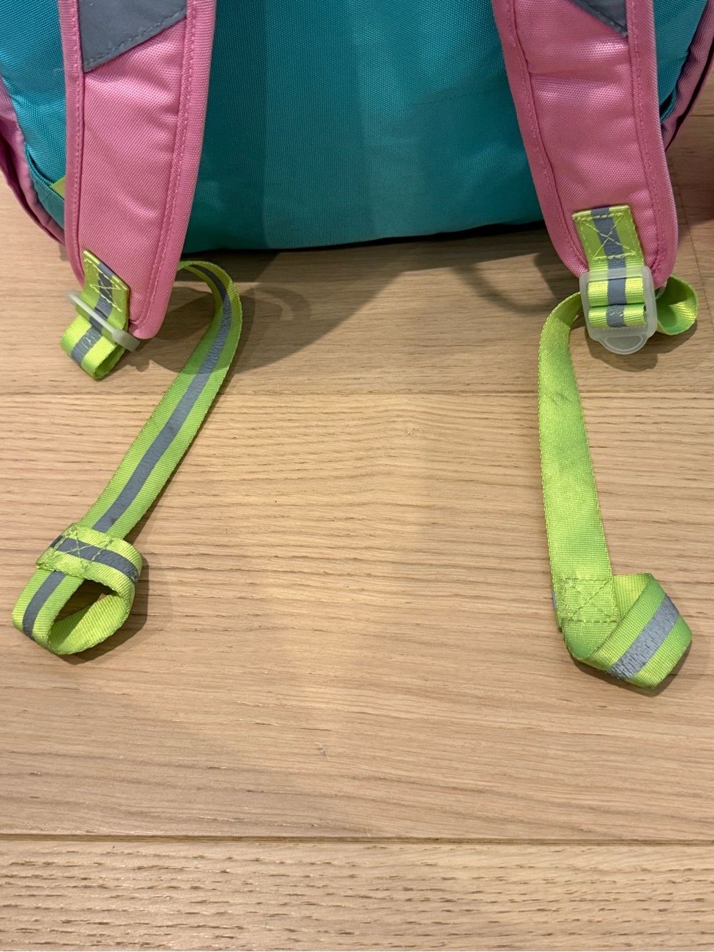 Pottery Barn Kids Pink/Aqua/Lime Astor Backpack and Lunchbox - Picture 5 of 8